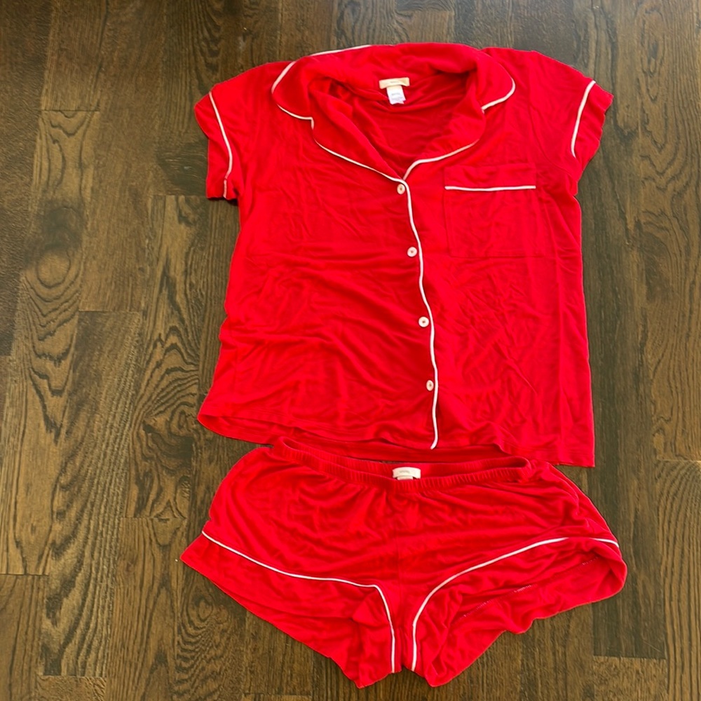 Eberjey red PJ set